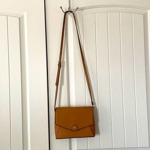 KELLY&KATIE TAN Faux-Leather Shoulder Bag
